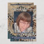 Programme Art sépionique Tournesol | Photo | Funérailles (Devant / Derrière)