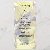 Programme Assortiment d'iris jaunes et violets (Devant)