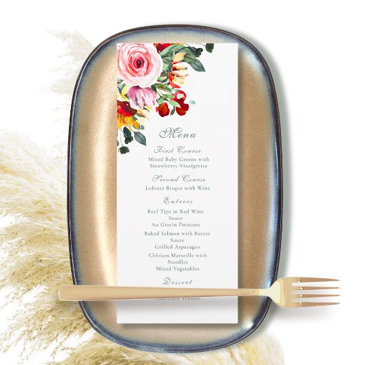 Programme Automne Automne Aquarelle Florale Sage Rust Or