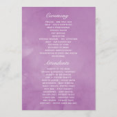 Programme Automne - Mariage Floral d'Automne (Dos)