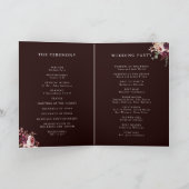 Programme Automne Romance Gold Frame Mariage plié (Intérieur)