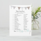 Programme Baby Candy Game moderne Baby Elephant Card (Debout devant)