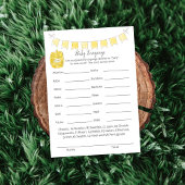 Programme Baby Language Jeu Teddy Bear Card