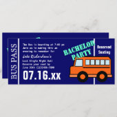 Programme Bachelor Bus Pass Orange Blue (Devant / Derrière)