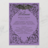 Programme Batte victorienne jusqu'à la mort Mariage noir et  (Devant)