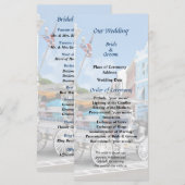 Programme Bermudes - Carriage Ride Hamilton Wedding Program (Devant / Derrière)