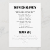 Programme Best Day Ever Wedding Timeline Program (Dos)