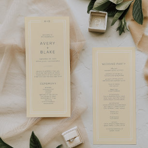 Programme Beurre neutre simple Mariage jaune