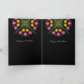 Programme Bienvenue Fleurs Papillon Mariage Mexicain    (Intérieur)