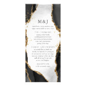 Programme Black, Gold & Grey Mist Agate (Devant)
