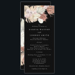 Programme Black Grass Tropical Premium Floral Mariage<br><div class="desc">Romantique,  doux,  Pampas Grass Tropical Jungle Programme de mariage floral. Cela fera partie de la suite. #pampasgrass #jungleMariage #jungleinvitation #coralmariage #weddingmenu #désertons #lasvegasMariage #terracottamariage #peachmariage #pampasweddmenu #pampas #terracotta #corail #peach #naturalmariage #driedgrass #driedpampas #wabisabimariage #nature #mariage</div>