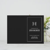 Programme Black Simple Torah Bar Mitzvah (Debout devant)