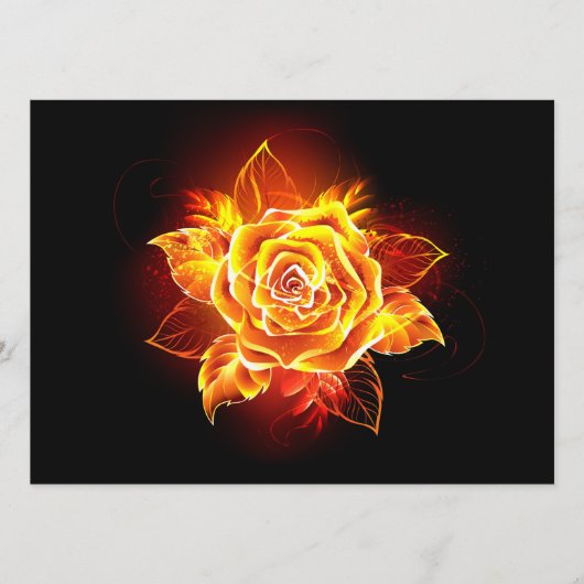 Programme Blooming Fire Rose (Devant)