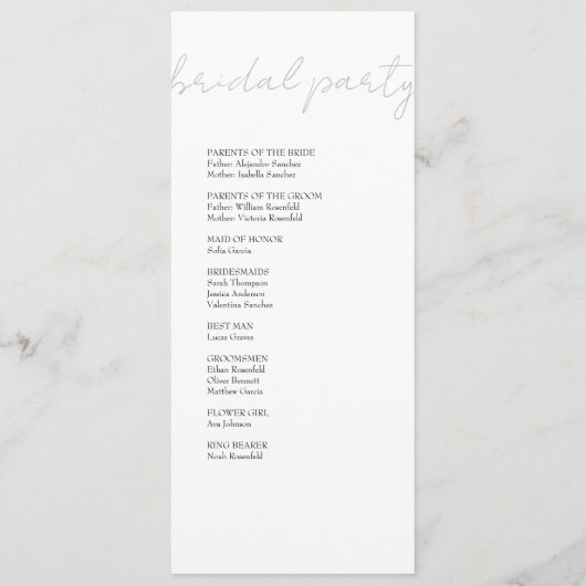 Programme Boho Black Vintage Botanique (Dos)