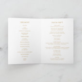 Programme Boho Botanical Ivory et Green Folt Mariage (Intérieur)