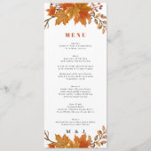 Programme Boho Chic Mariage de automne (Devant)