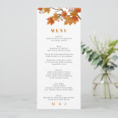Programme Boho Chic Mariage de automne (Debout devant)