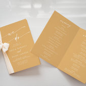 Programme Boho Chic Marigold Jaune Nous Faisons Plier Mariag