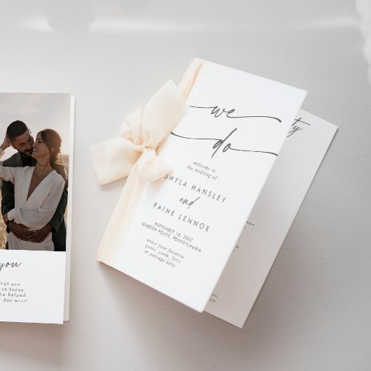 Programme Boho Chic Silver Gris Nous faisons plié Mariage