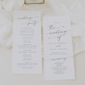 Programme Boho Chic Slate Blue Tea Mariage