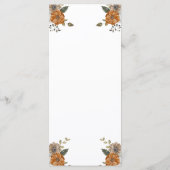 Programme Boho Floral Mariage (Dos)