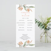 Programme Boho Floral Mariage (Debout devant)