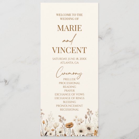 Programme Boho Jardin Fleur sauvage Floral Fleurs sauvages M (Devant)