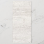 Programme Bois rustique et Mariage botanique feuille d'eucal (Dos)