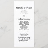 Programme Boots de cowboy blanc de marguerites Pays Mariage (Dos)