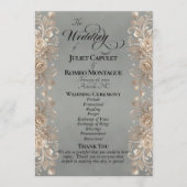 Programme Bordure de rose sur sauge - Mariage (Devant)