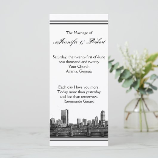 Programme Boston Destination Wedding Program (Debout devant)