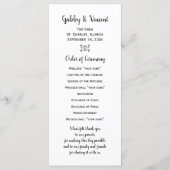 Programme Botte de cowboy Rustique rose Mariage occidental (Dos)