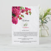 Programme Bougainvillea Itinéraire Mariage de l'île grecque (Debout devant)