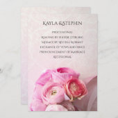 Programme Bouquet de ranunculus rose (Devant / Derrière)