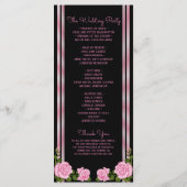Programme Bouquet de roses d'angle élégant et chic pour mari (Dos)