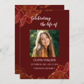 Programme Bourgogne & Gold Ordre de service (Devant / Derrière)