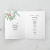 Programme Brochure de la cérémonie des Mariages de Noël (Intérieur)