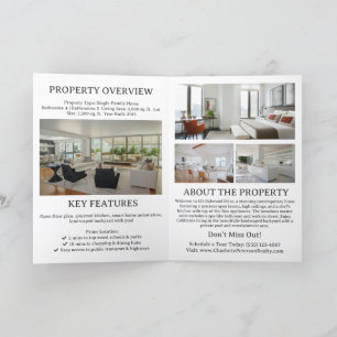 Programme Brochure de propriété immobilière personnalisée ré