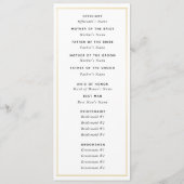 Programme Cactus du désert moderne, Mariage succulent et flo (Dos)