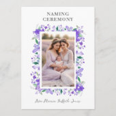 Programme Cadre floral romantique Couleurs violettes 2 Photo (Devant)