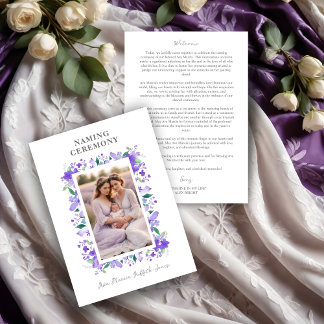 Programme Cadre Floral Romantique Teintes Violettes 2 Photos