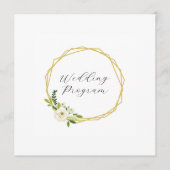 Programme Cadre Floral Rose Blanche Luxe (Devant)