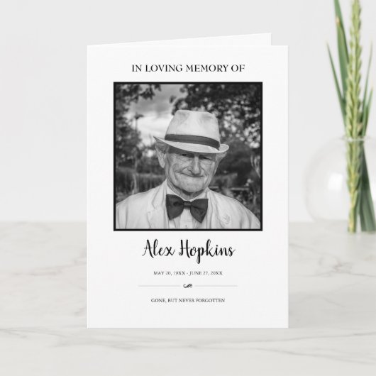 Programme Cadres noirs Photo Mémorial Funérailles pliées (Devant)