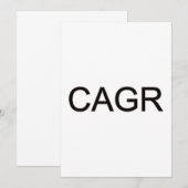 Programme CAGR noir en gras (Devant / Derrière)