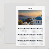 Programme Calendrier de vue Grèce pittoresque (Devant / Derrière)