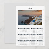 Programme Calendrier de vue Grèce pittoresque (Devant / Derrière)