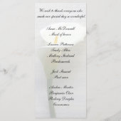 Programme Calla lily sur l'ancienne écriture (Dos)