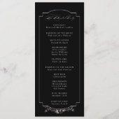 Programme Calligraphie florale noire (Dos)