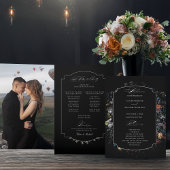 Programme Calligraphie florale noire