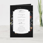 Programme Calligraphie florale noire (Devant)